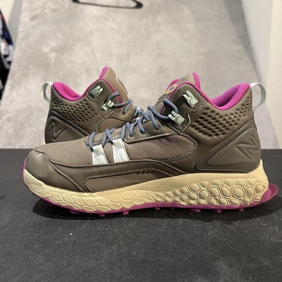 New Balance Fresh Foam X Hierro Womens 9.5 D Brown Gore-Tex Vibram Trail Hiking - Picture 7 of 9